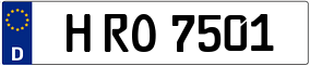 Truck License Plate